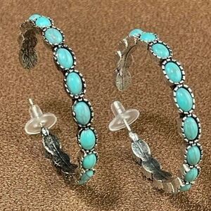 NWT Bohemian Western Style   Hoop Earrings